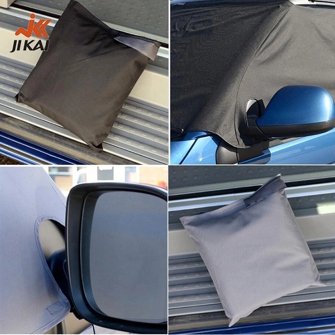Windshield Snow and Ice Cover Quick-Dry Storage Pouch Durable Polyester Car Windshield Cover