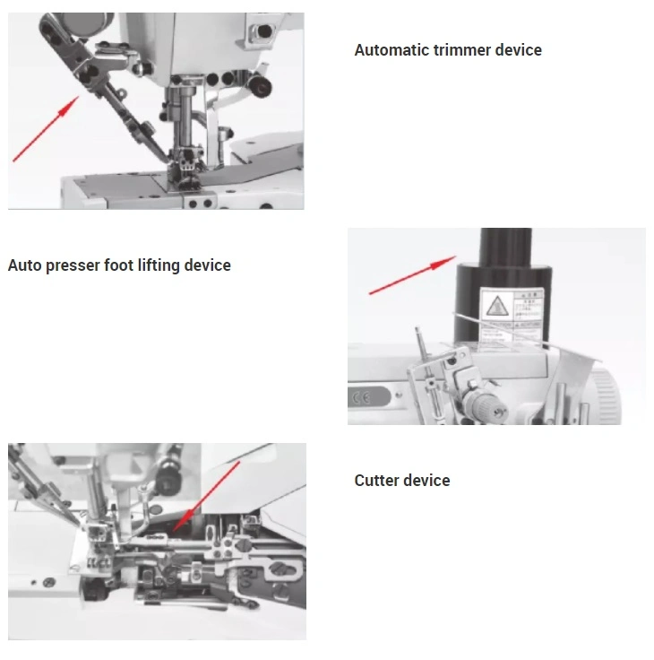 Auto Cylinder Bed T-Shirt Sewing Machine Interlock Sewing Machine (AS664DD-01CB/UT)