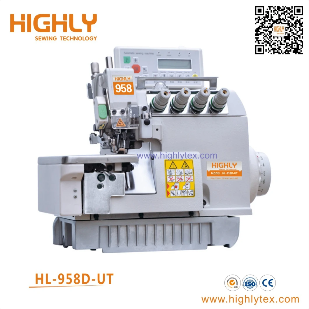 Hl-958-4D-Ht High Speed Computerized Direct Drive Overlock Sewing Machine