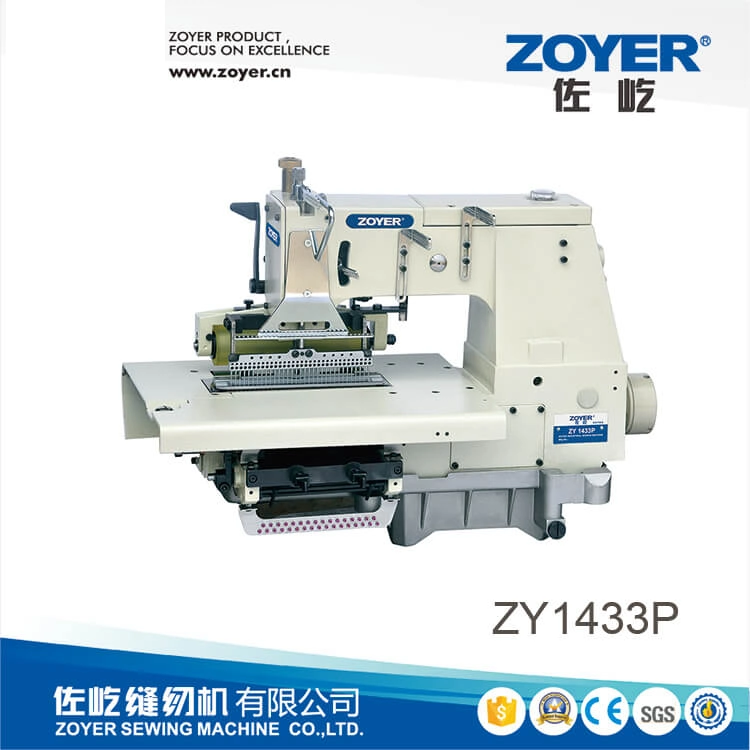 Zy 1433p 33 Needles Flat-Bed Double Chain Stitch Sewing Machine