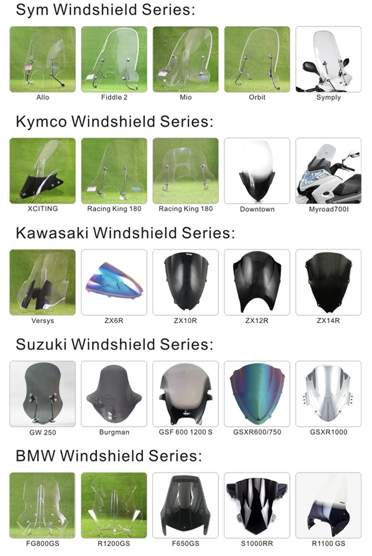 Motorcycle Wind Shield Scooter Fly 150 Windscreen for Piaggio Fly 150