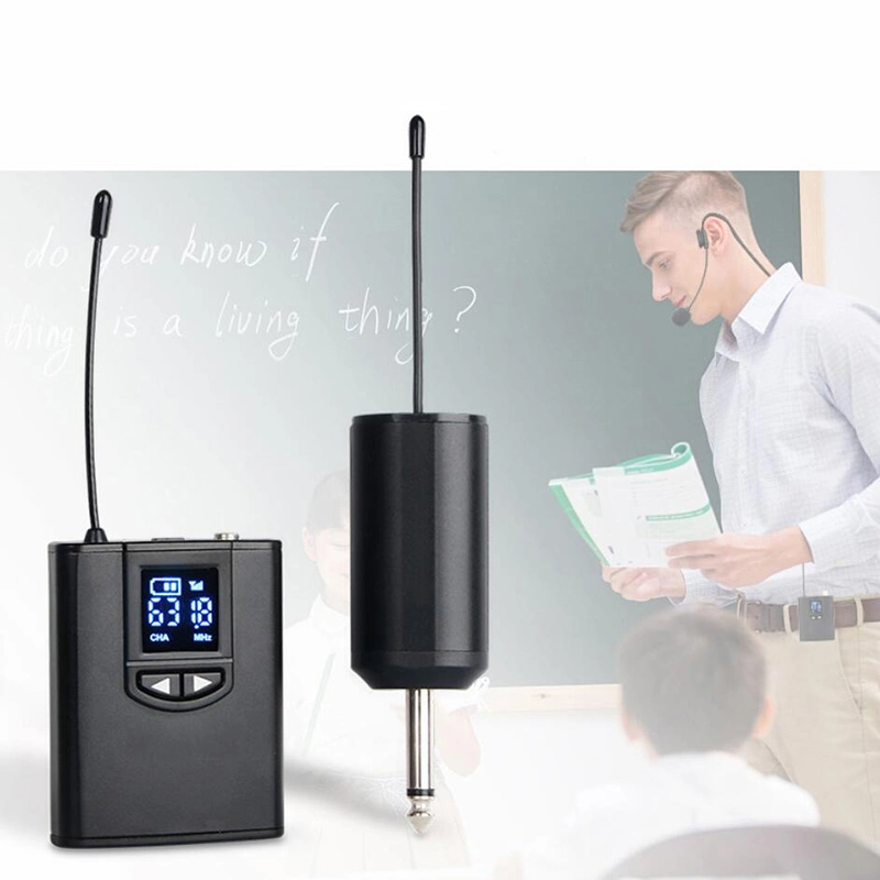 Wireless 3.5mm Clip Headset Lapel Microphone Lavalier Microphone for Camera Phone Teacher Public Speaking