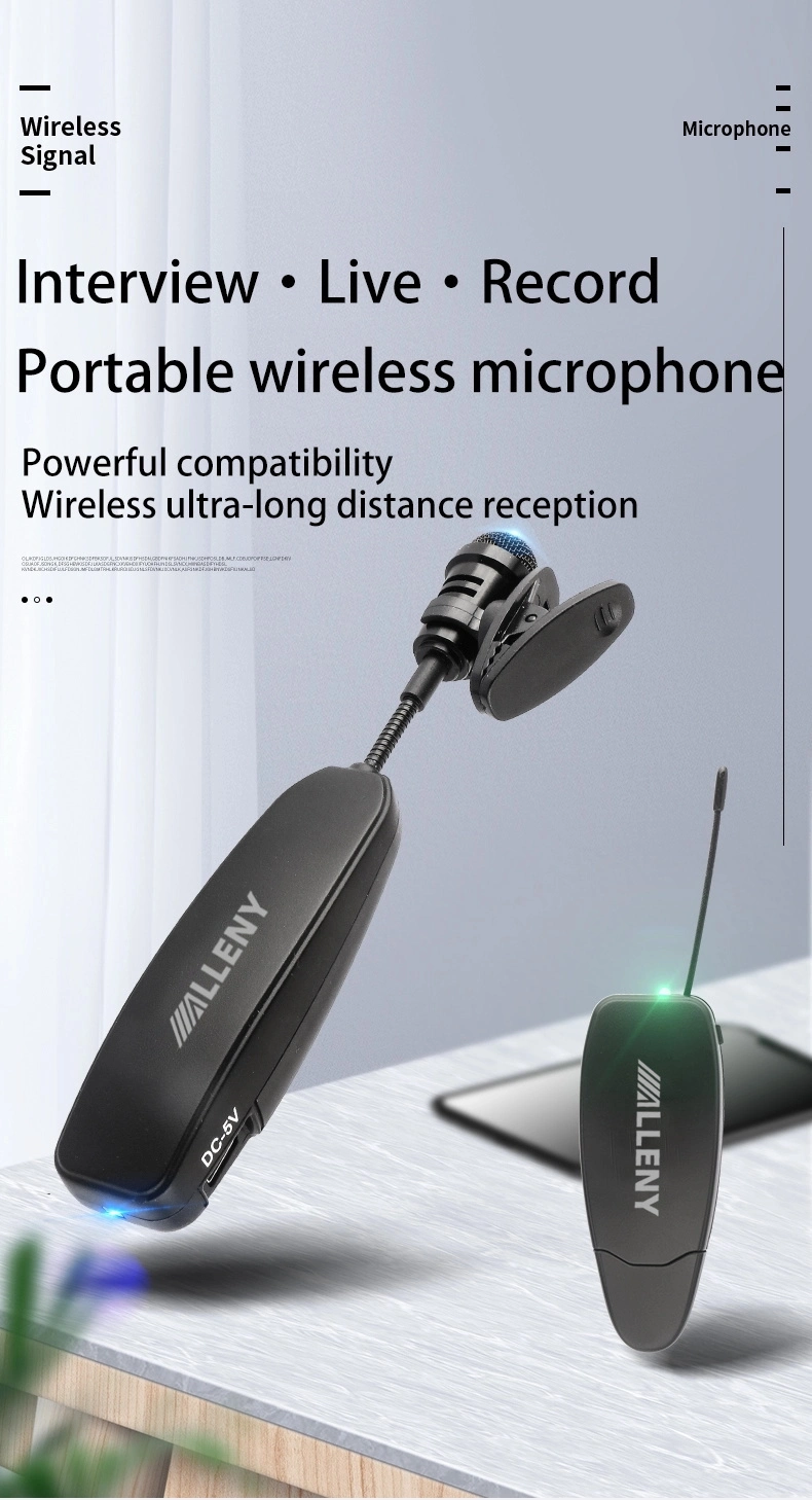 Long Distance Wireless Lavalier Microphone