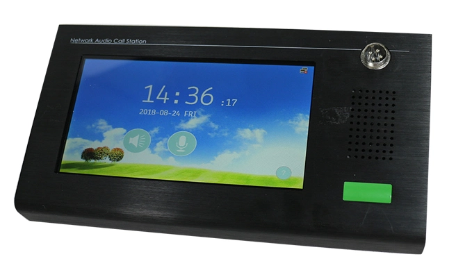 SIP Network Paging Microphone with Touch Screen