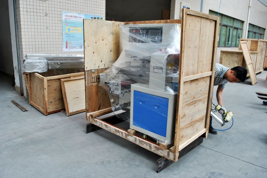 Automatic Sealing Machine for Popsicles / Ice Cream Stick Packing up Film Feeder Flow Wrapping Machine