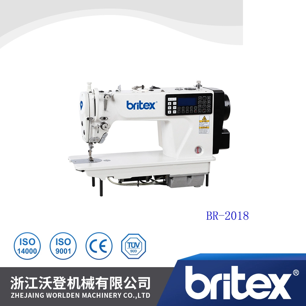 Br-2018m Multi-Funcation Automatic Locktitch Sewing Machine with Pattern Stitch