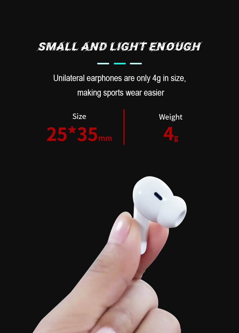 Bluetooth Earphones Wireless Earphone with Headphones Charge Box Sports Headset Ear Buds with Dual Microphone for Phone