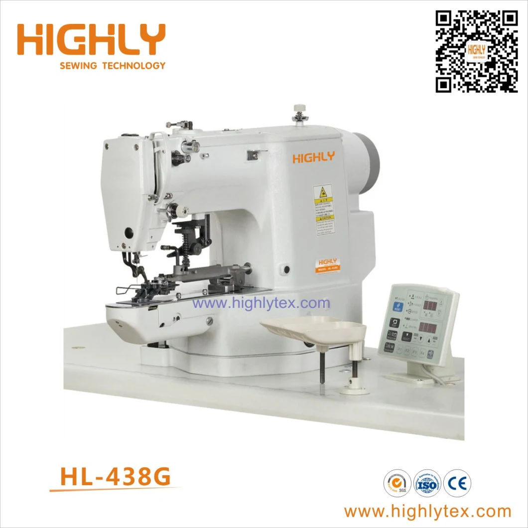 High Speed Direct Drive Electronic Button Attaching Sewing Machine