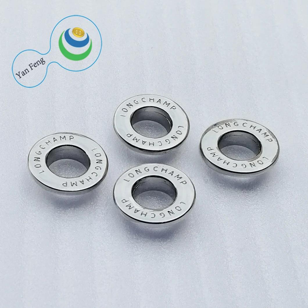 10mm Custom Alloy Metal Eyelet in Button for Shoes Clothings Bag (YF347-19)