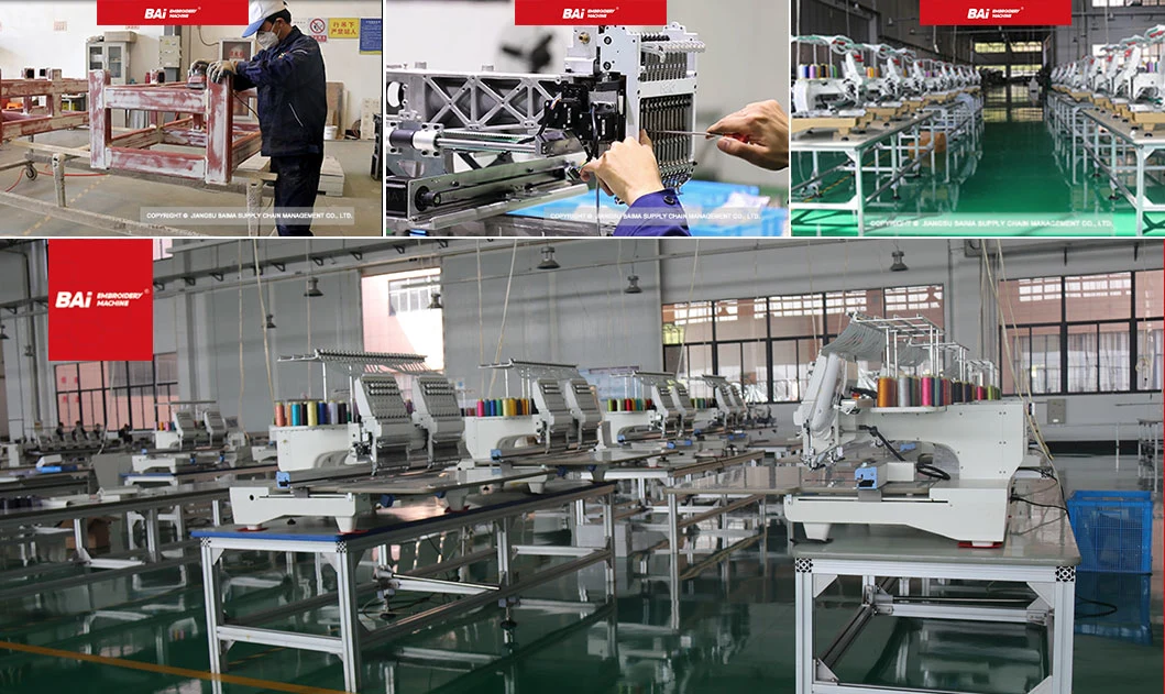 Bai Embroidery Area 450*500mm Big Area Embroidery Machine for Home Business