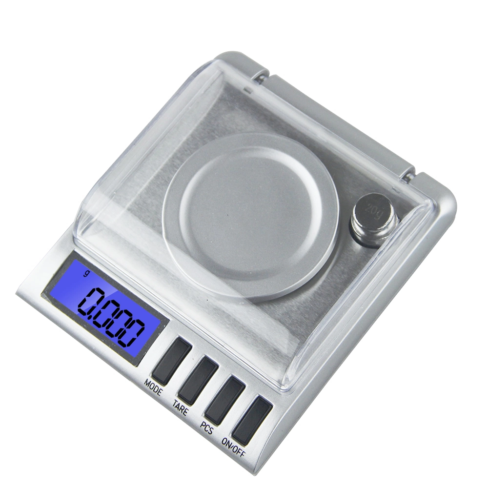 0.001g Pocket Digital Diamond Scale High Precision Balance Scale Jewelry Mini Pocket Weighing Scale