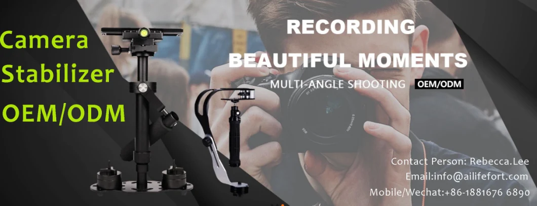 Professional 360 Degree Shooting Handheld Camera Stabilizer Steadicam for DV Recorder Small DSLR Camera