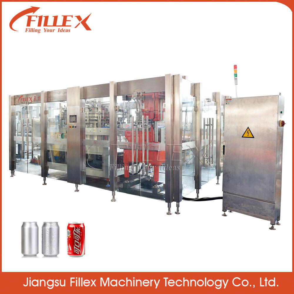 Automatic Carbonated Can Drinks Beer Filling and Seaming Machine with Good Quality