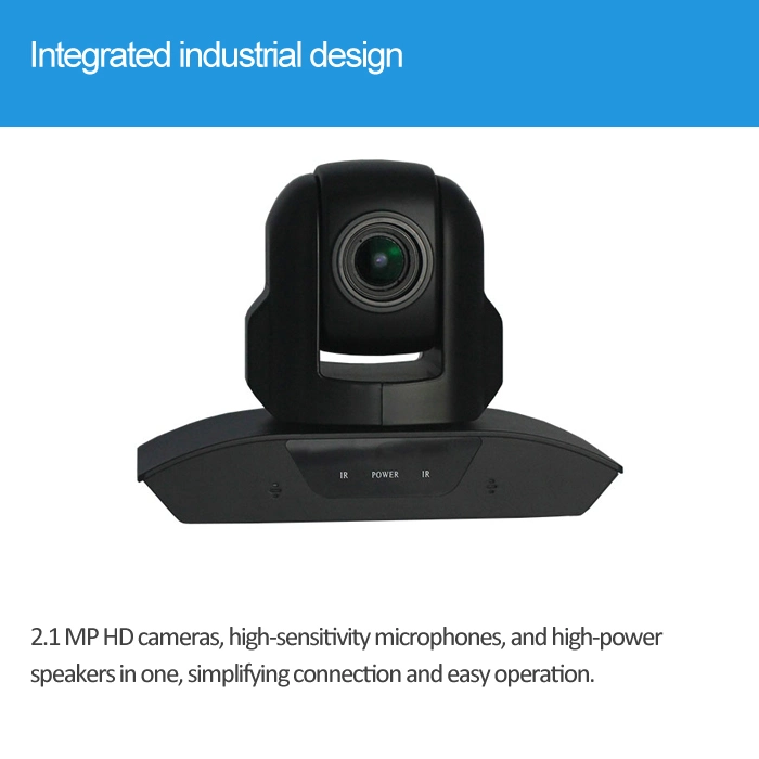 1080P Sony CMOS 3X 10X Zoom USB 2.0 PTZ Visca Video Conference Camera with Mic Speaker