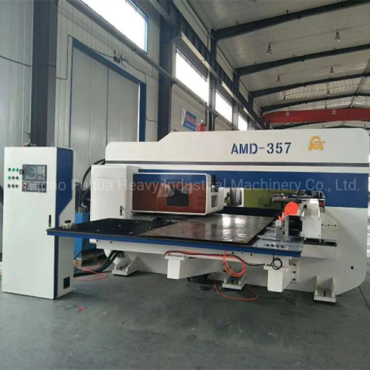 Qingdao Amada Hydraulic Type CNC Turret Punch Press Hole Punch Metal Sheet Thick Plates Perforating Machine