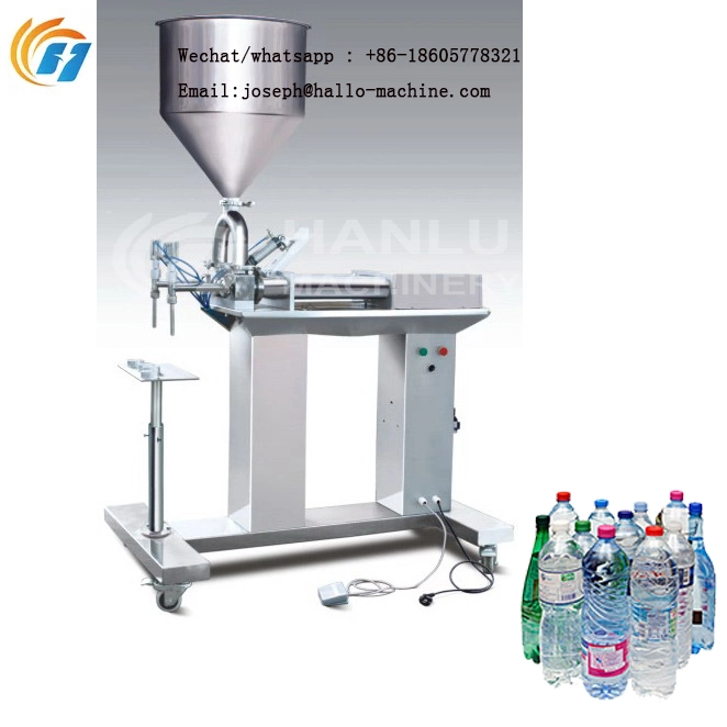 Double Head Pneumatic Paste Filling Machine with Pneumatic Parts