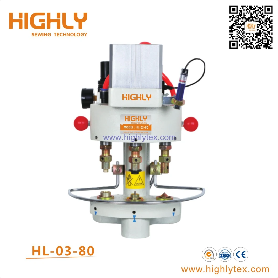 Hl-03-100sh Security Three Head Pneumatic Button Attaching Machine