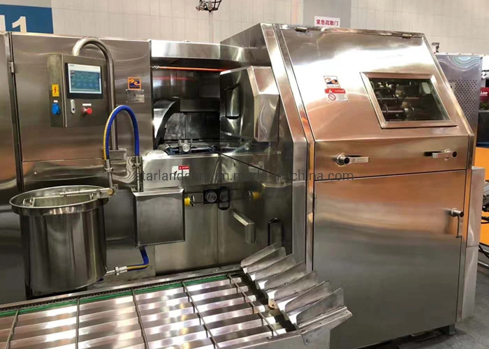 Customized Fully Automatic Black Lace Flat Bottom Waffle Cone Production Machine Manufacturer