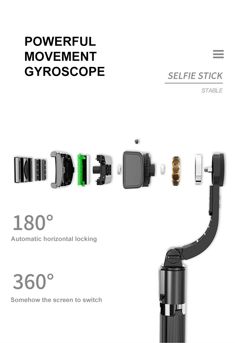 DSLR Camera Lightweight Portable Bending Bluetooth Selfie Stick for Gopro