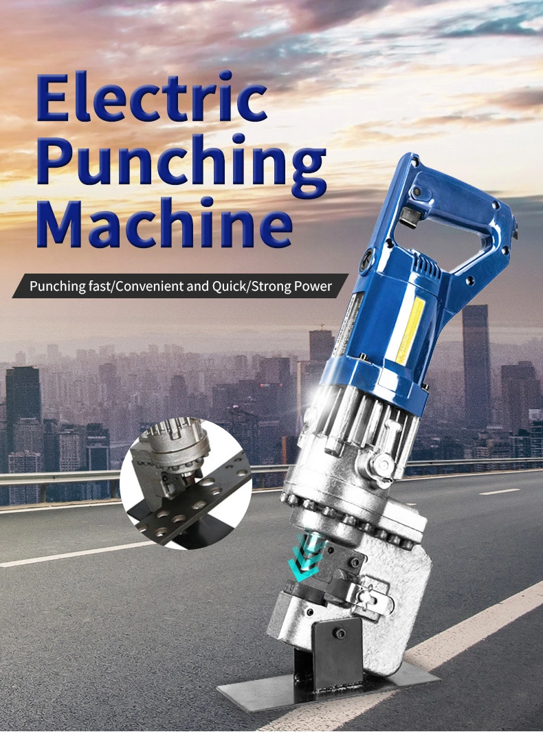 Machinery Punching in Hydraulic Press Automatic Rebar Eyelet Puncher Machine