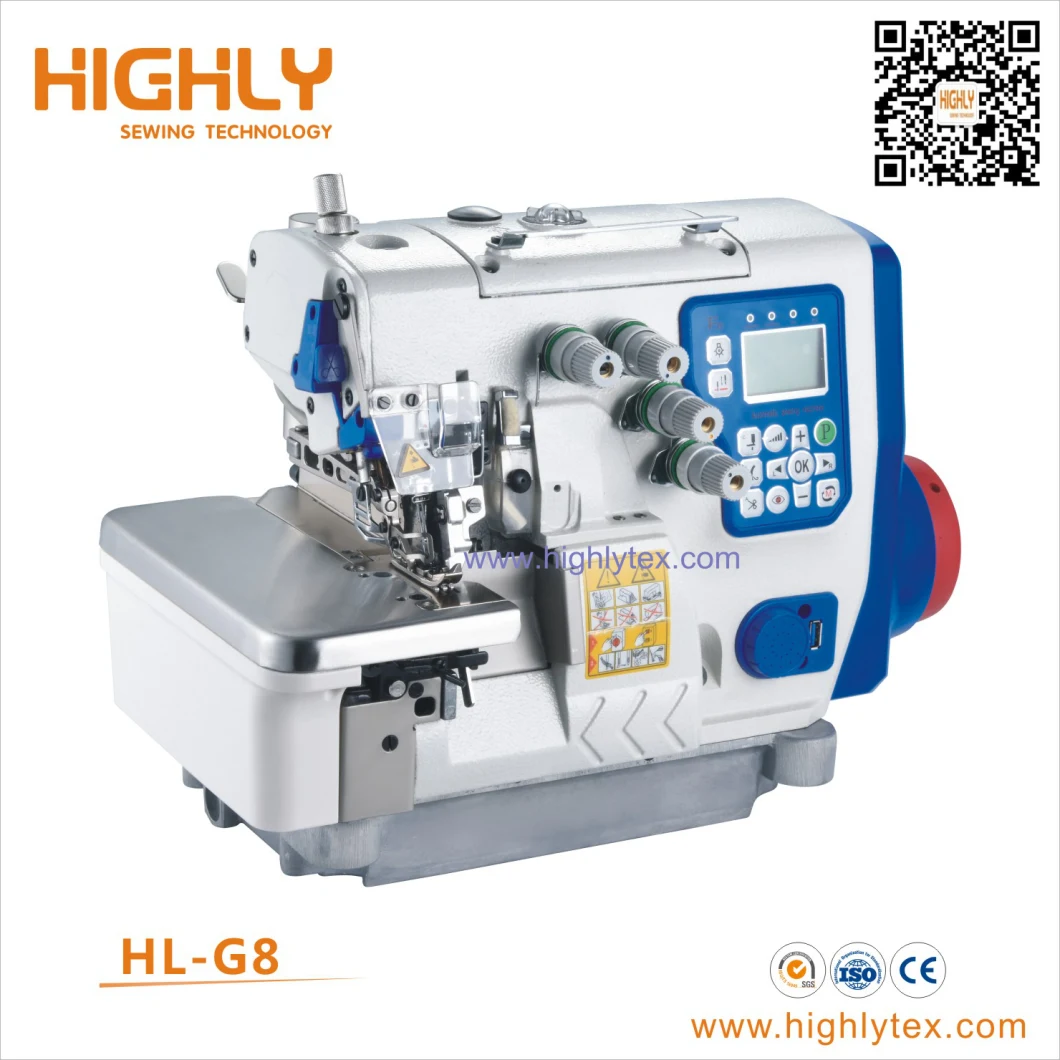 New Arrival Computerized Direct Drive Saving Energy Overlock Sewing Machine