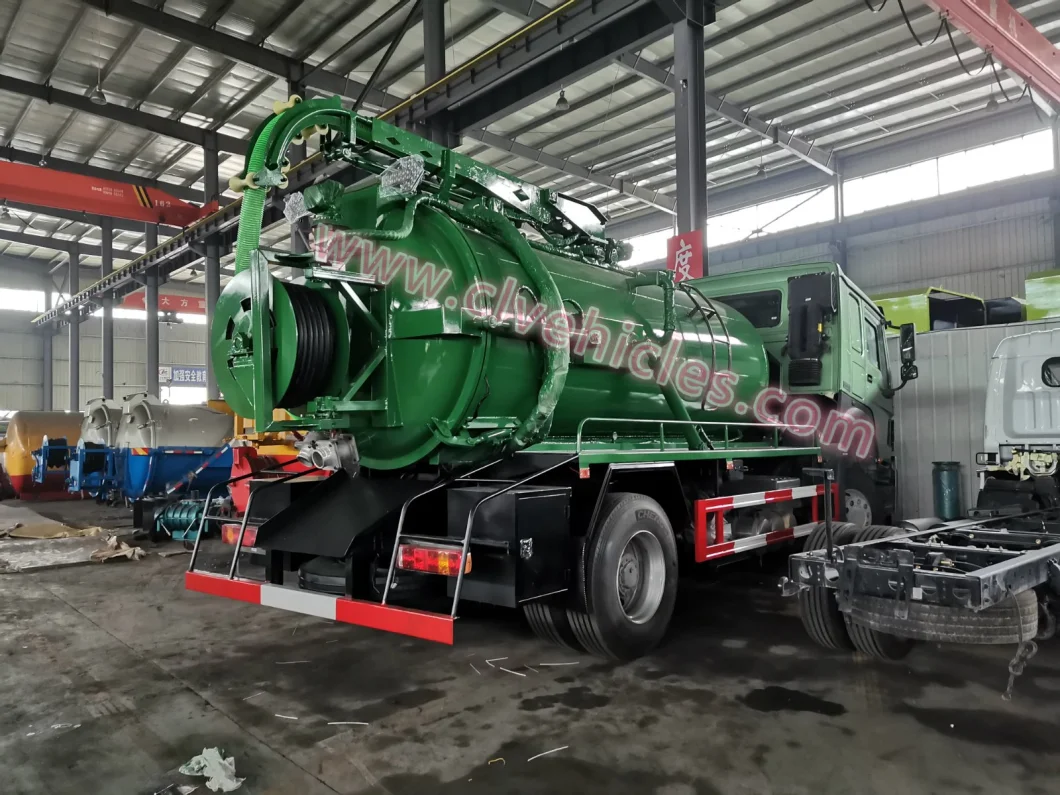 Sinotruk Sewer Cleaning Truck Sewer Cleaning and Suction Truck Suction Truck