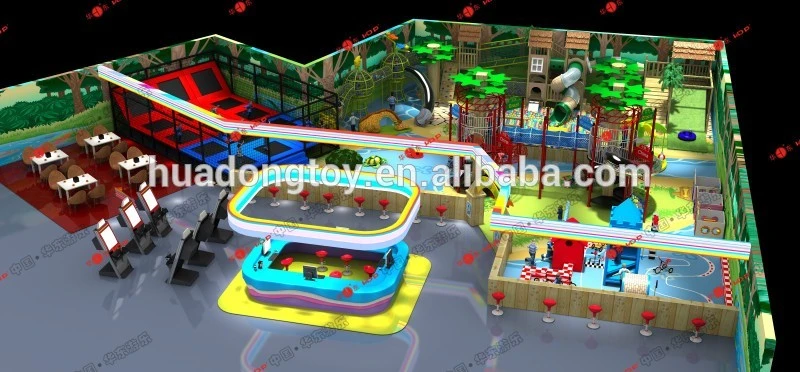 Big Area Indoor Playground Equipment Children Playground for Sale