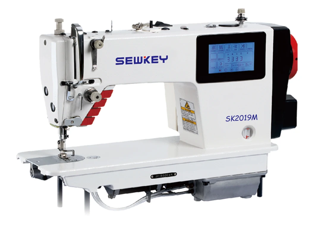Sk2019m Smart Computer Special Stitch Pattern Lockstitch Industrial Sewing Machine