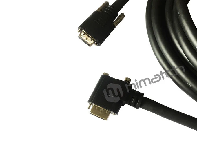 High Speed Mdr 26 Cable Angle Left / Right Mini Camera Cable with Power