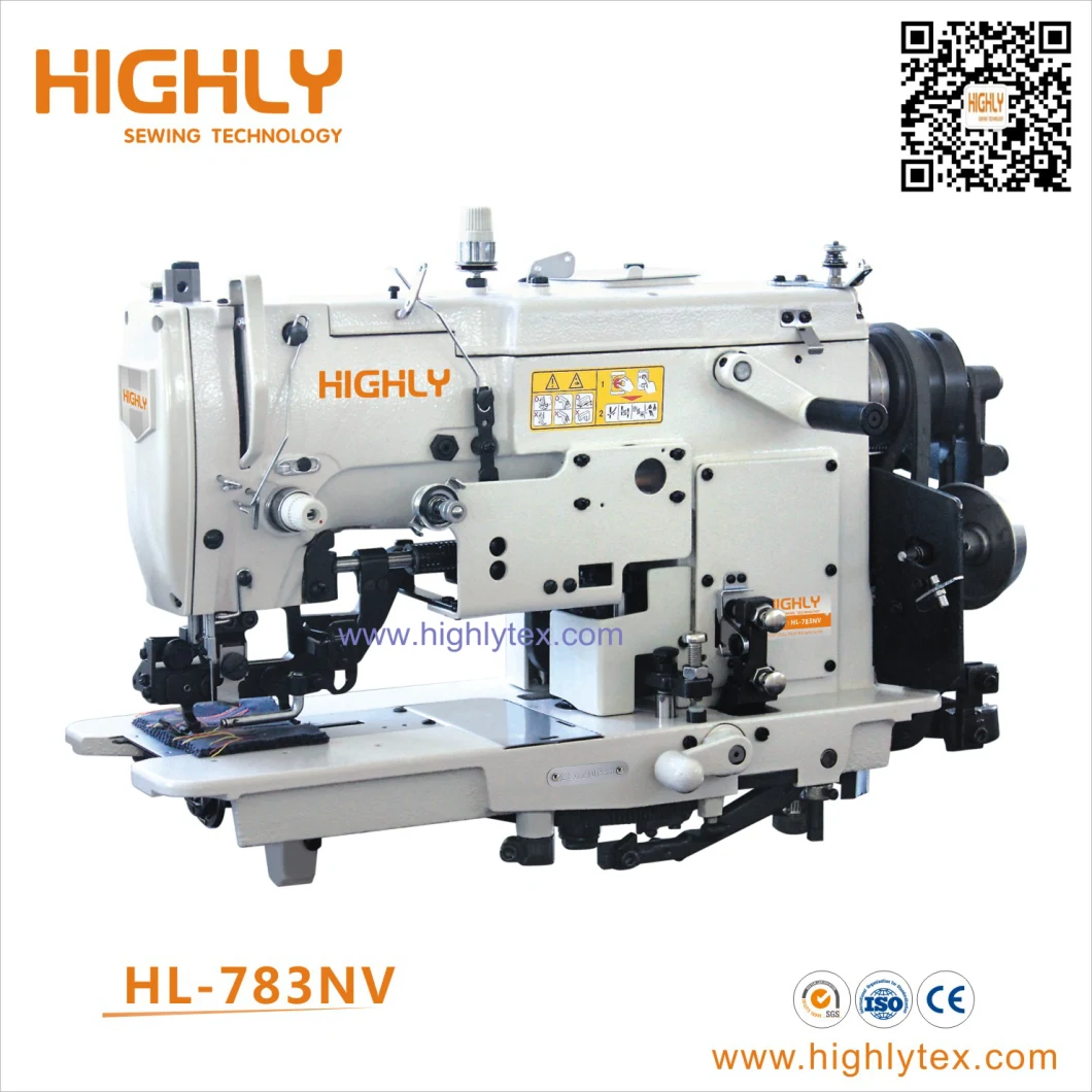 Direct Drive High Speed Flat Bed Straight Button Holing Sewing Machine