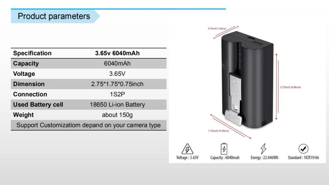 Customization OEM/ODM Arlo Video Camera & Video Doorbell Battery for Home