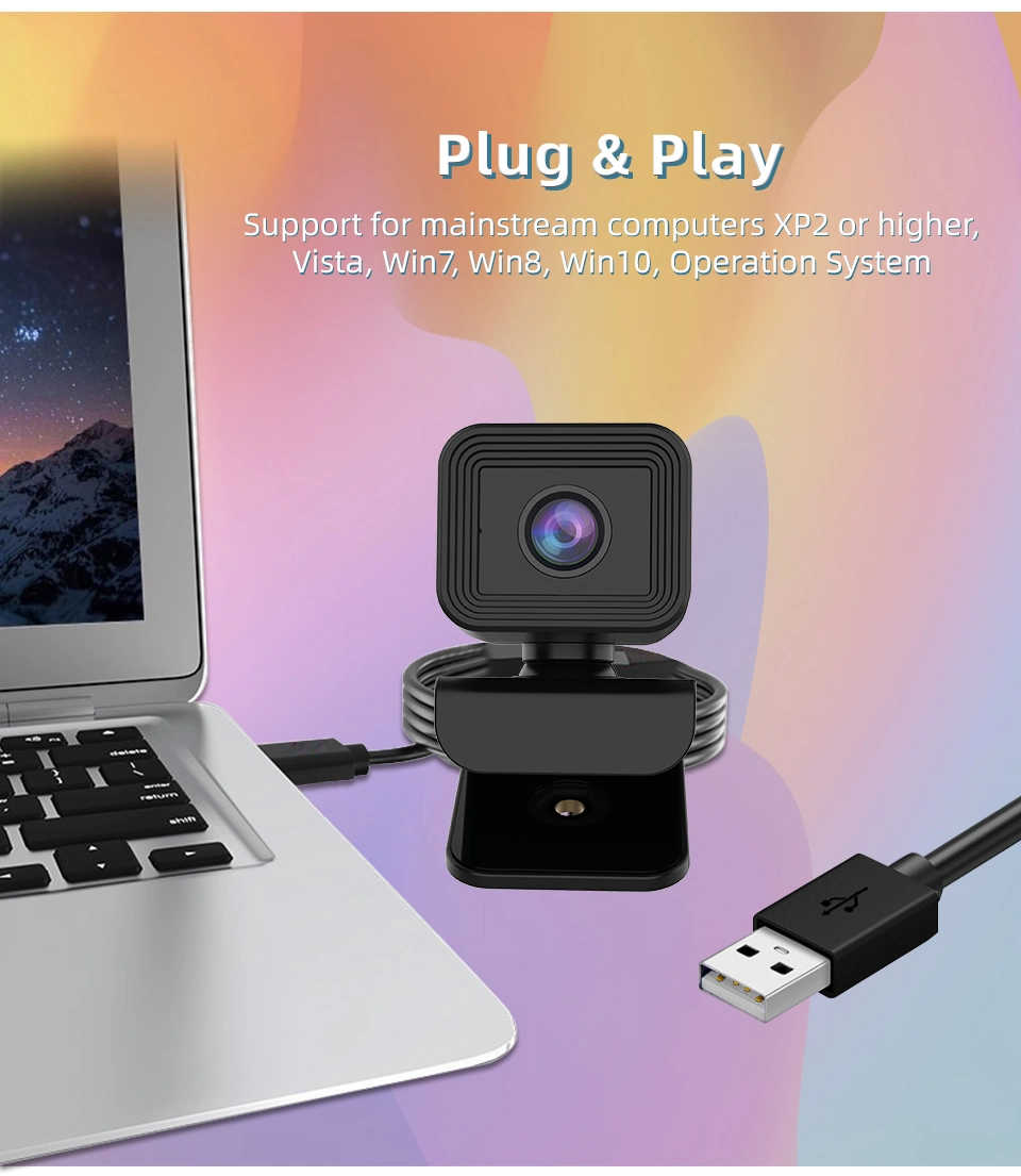 2021 Hot Sale Webcam 720p Autofocus Camera HD with Microphone USB Web Cam