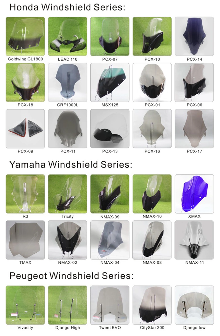 Motorcycle Wind Shield Scooter Fly 150 Windscreen for Piaggio Fly 150