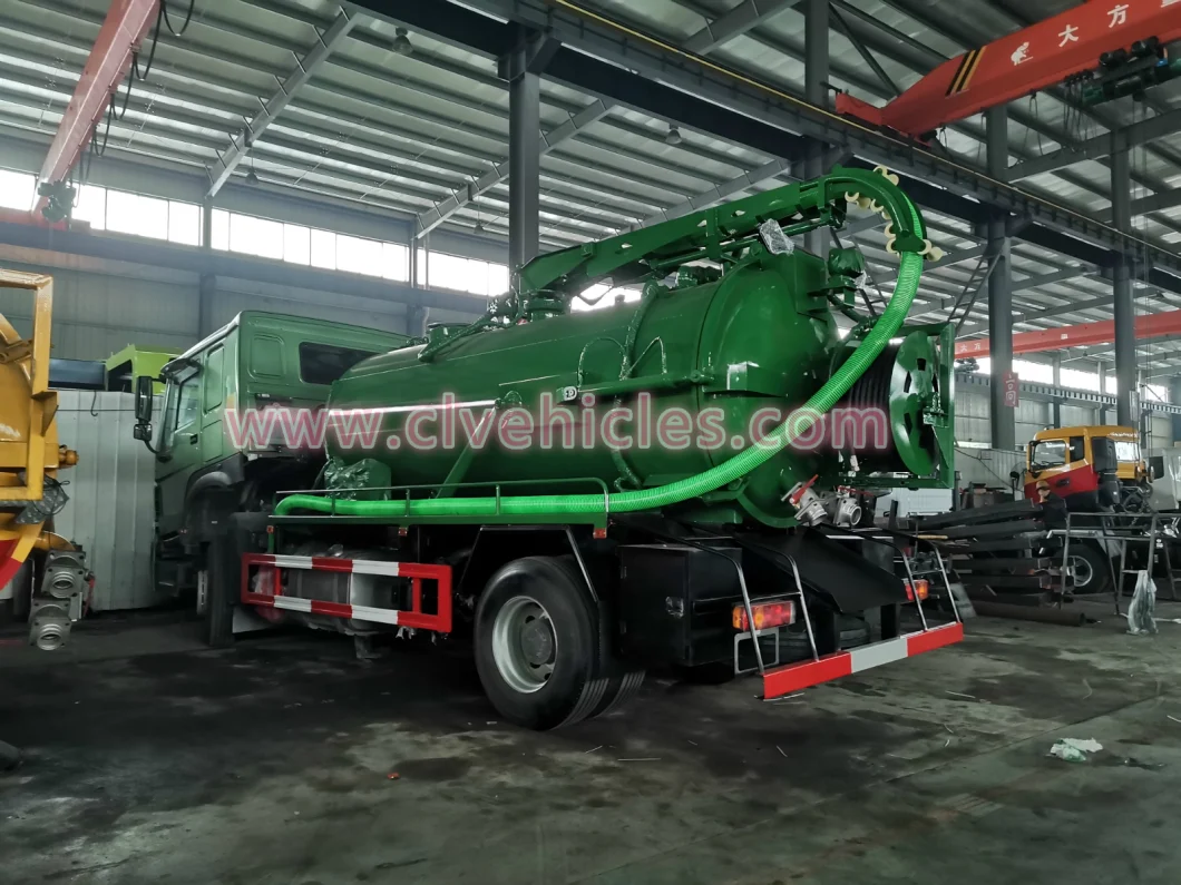 Sinotruk Sewer Cleaning Truck Sewer Cleaning and Suction Truck Suction Truck