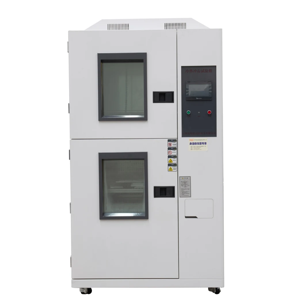 SUS304 Environmental Programmable 7 Inch Touch Screen Thermal Shock Impact Testing Machine Equipment Test Chamber
