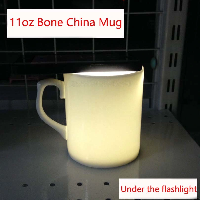 11oz Grade-a Heat Transfer Coated Sublimation Mugs Bone China White Mugs
