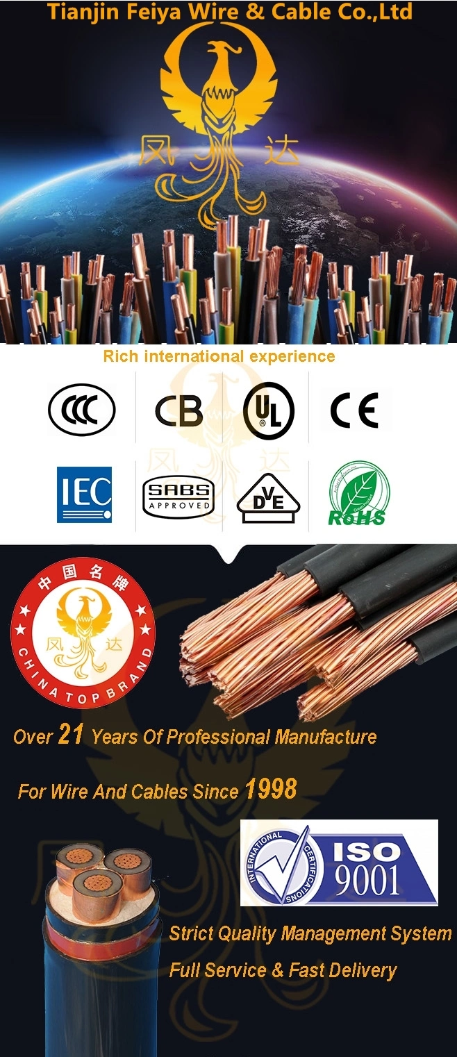 450/750V 4X6mm2 318-Trs / H05rr-F BS En 50525-2-21 Cable Flexible Rubber Cable Price