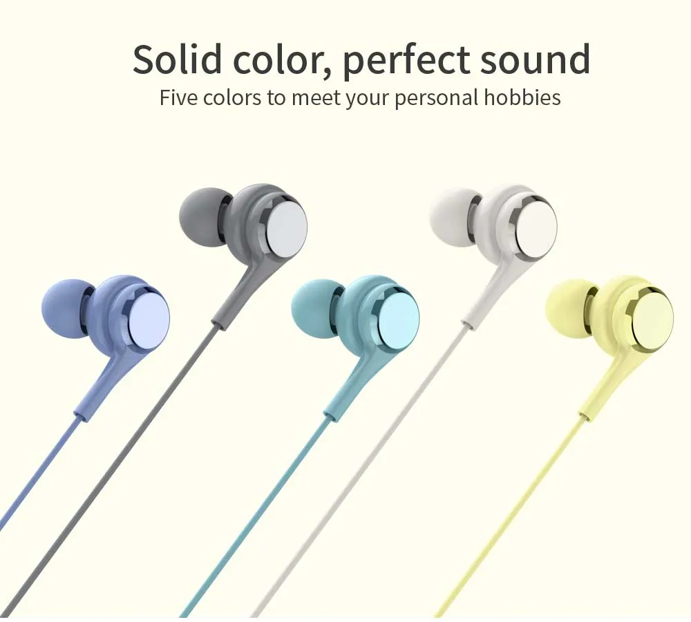 Super Bass 3.5mm Earbud with Microphone for iPhone and Android