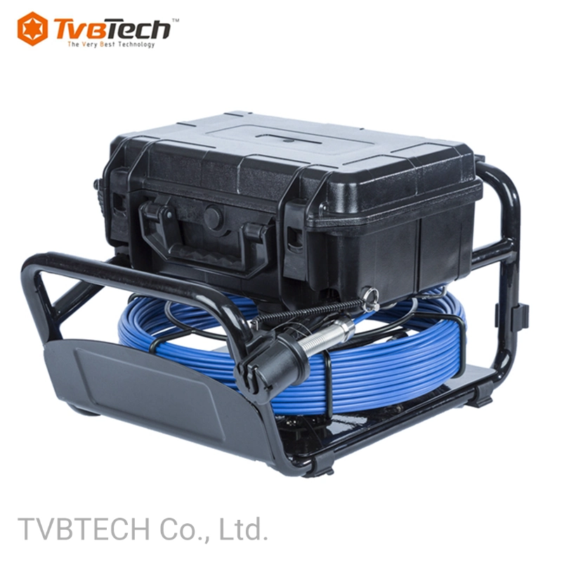 Tvbtech Waterproof Self Leveling CCTV Video Drain Sewer Pipe Inspection Camera/Push Rod 5.2mm Cable Sewer Camera