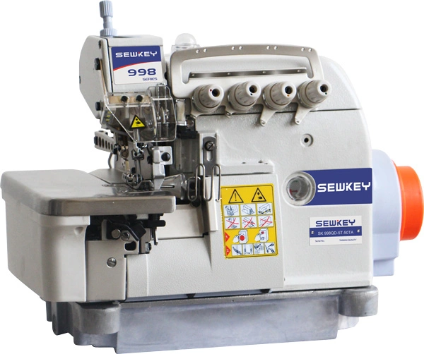 Sk998qd-5t Super High Speed Direct Drive Overlock Sewing Machine