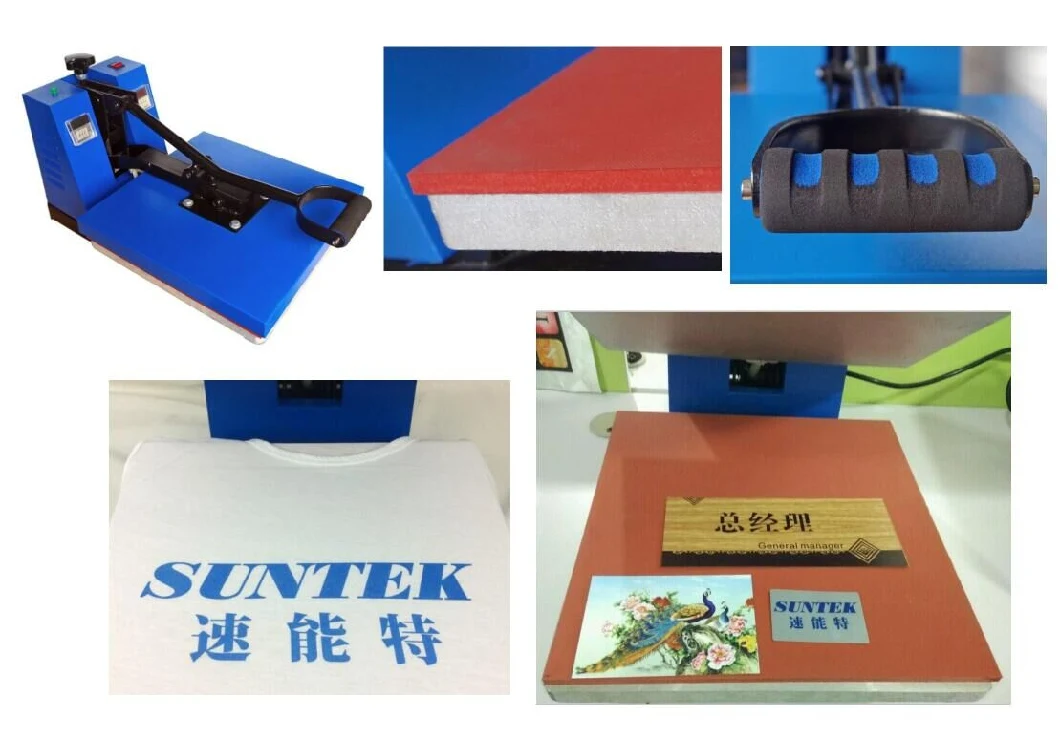 Multiple Sized Standard Flatbed Heat Press Machine for T-Shirt