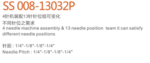China 13-Needle Chainstitch Sewing Machine