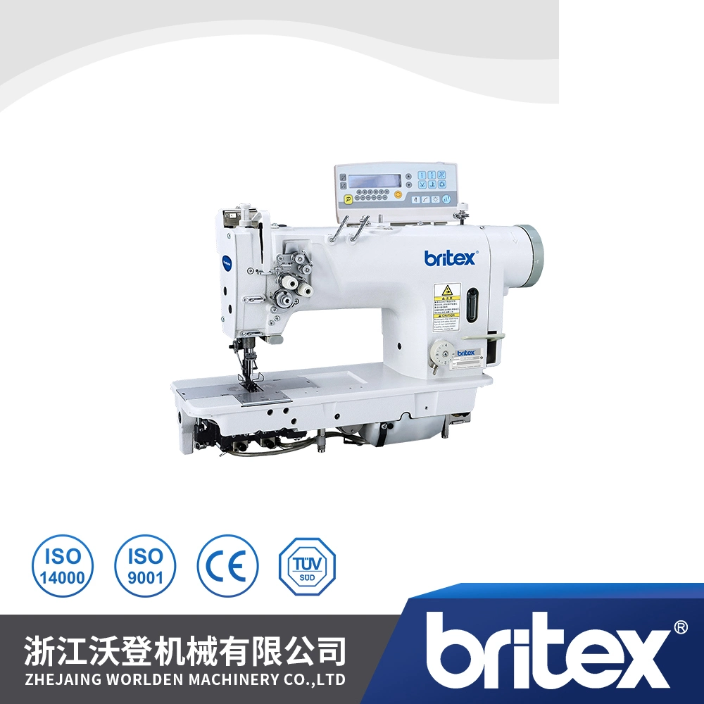 Br-8422D Direct Drive Electronic High-Speed Double Needle Lockstitch Sewing Machine