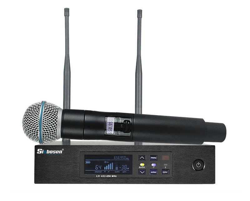 Recording Studio Equipment Microphone Qlxd4 Professional UHF Wireless Microphone
