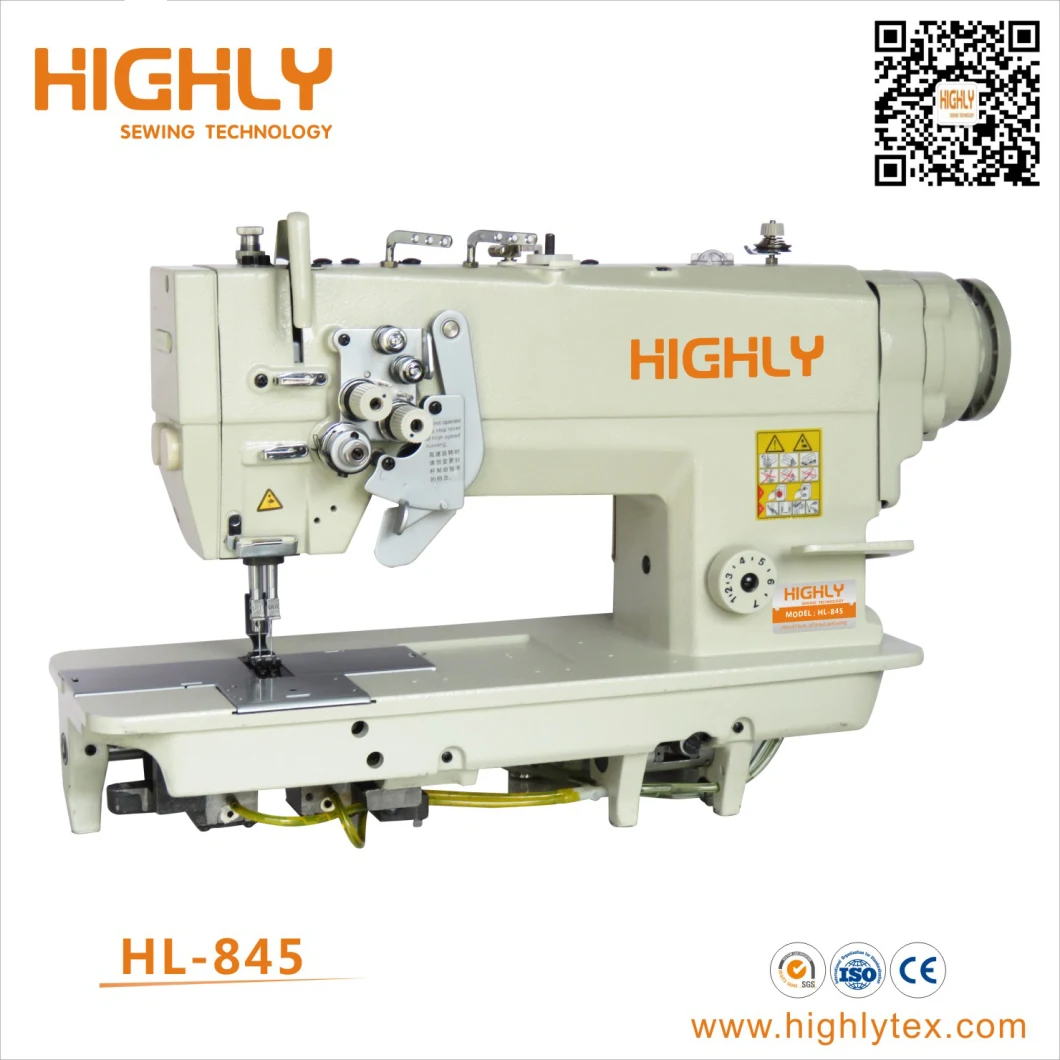 56cm Long Arm Direct Drive High Speed Double Needle Lockstitch Sewing Machine