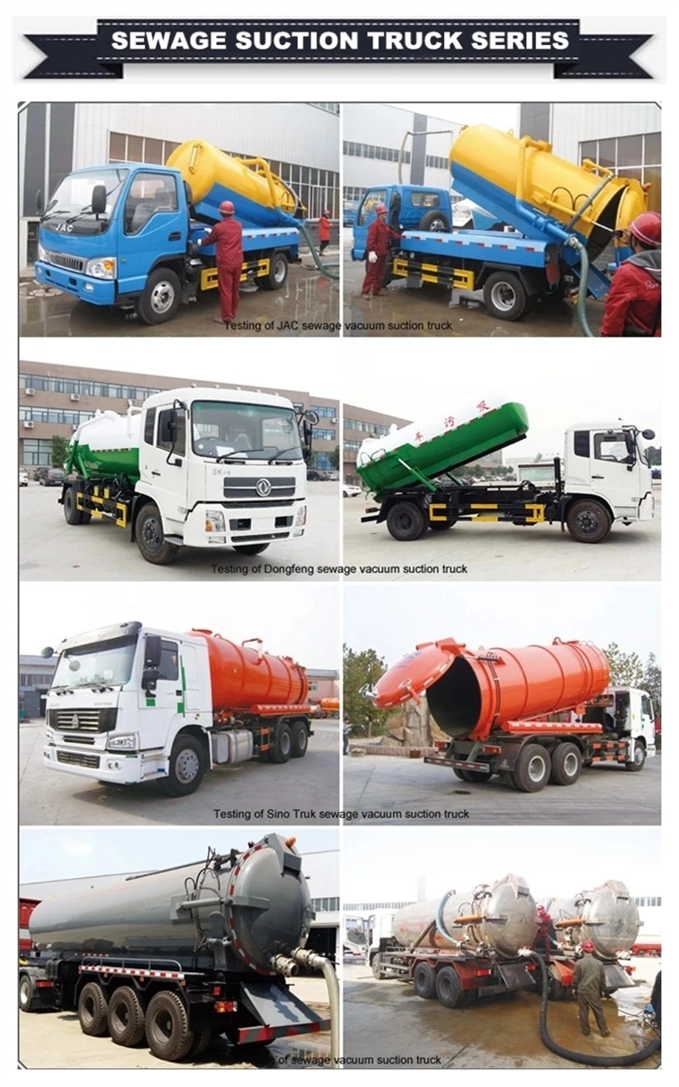 Dongfeng Big 6X4 18000L Municipal Equipment Vacuum 18000litres Sewer Jet Cleaning Vehicle