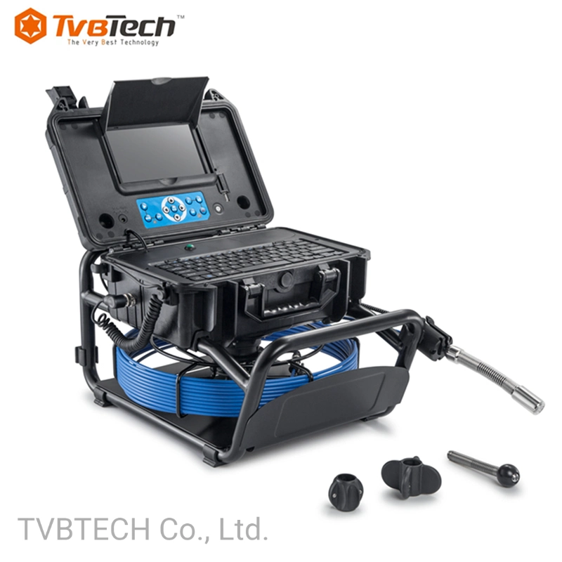 Tvbtech Waterproof Self Leveling CCTV Video Drain Sewer Pipe Inspection Camera/Push Rod 5.2mm Cable Sewer Camera