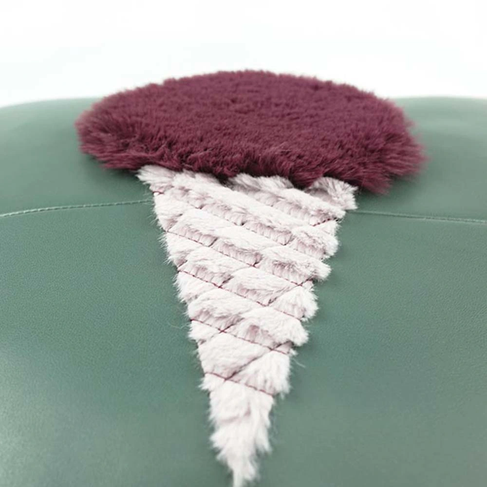 Artificial Fur Leather Ice Cream Decorative Pillow Cushion Cover Used for Bed/Sofa