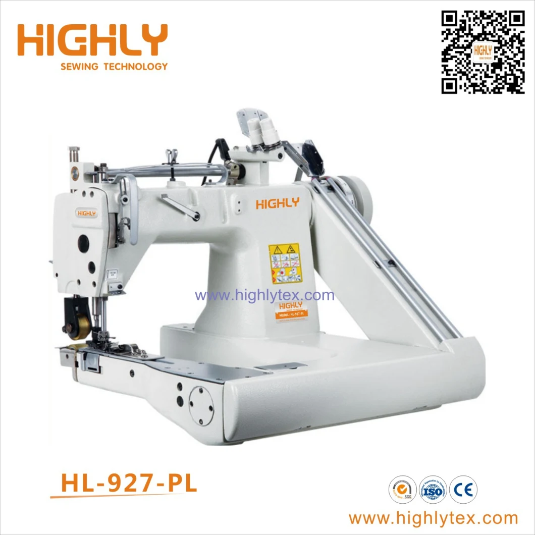 Hl-928-PS Three Needle Feed-off-The-Arm Double Chainstitch Sewing Machine