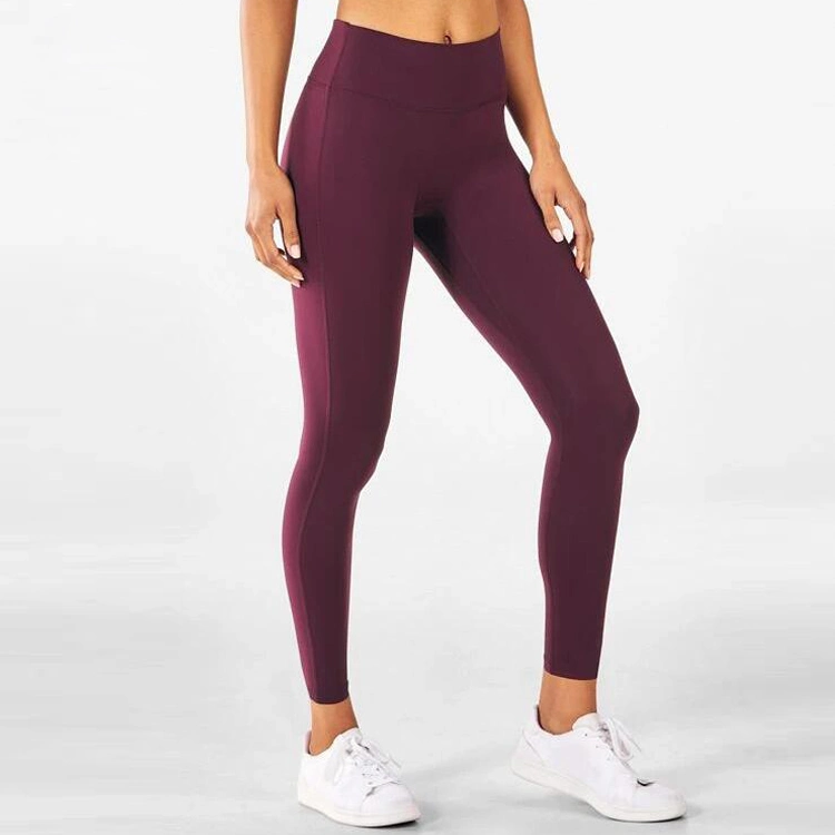 Wholesale Factory Clothing Ladies Fitness Pants with Phone Pocket Back